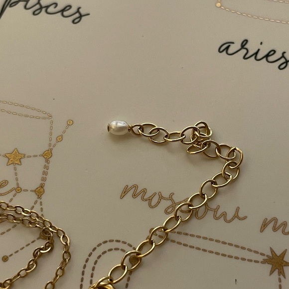 Vintage Gold filled Baroque or Keshi Pearl Pendant Necklace - Picture 4 of 6